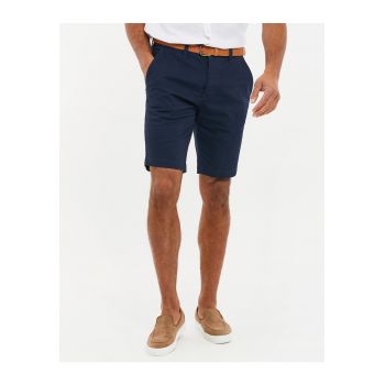 Pantaloni chino scurti cu o curea in talie THBConta 3689