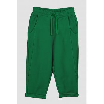 Pantaloni de bumbac cu buzunare laterale