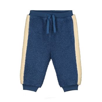 Pantaloni de trening cu insertii contrastante