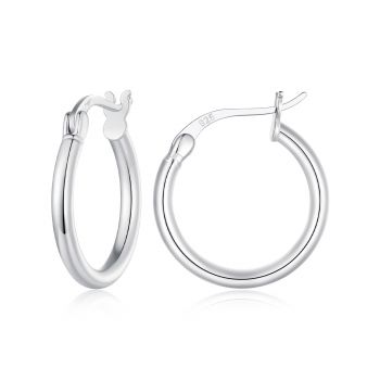 Cercei din argint Silver Hoops M