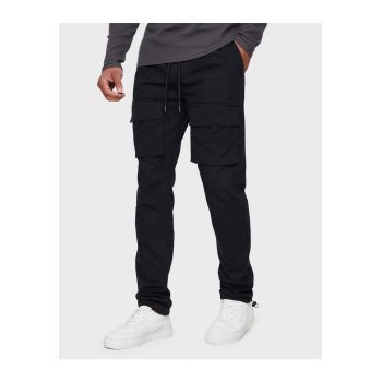 Pantaloni cargo cu snur