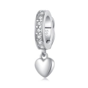 Talisman din argint Crystal Band Silver Heart