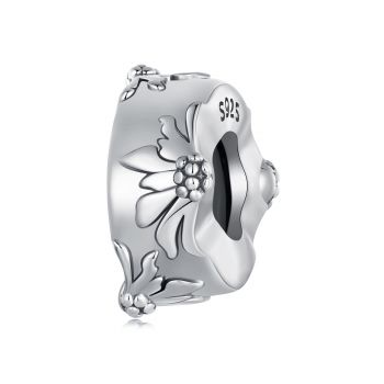 Talisman din argint Silver Blooming flowers