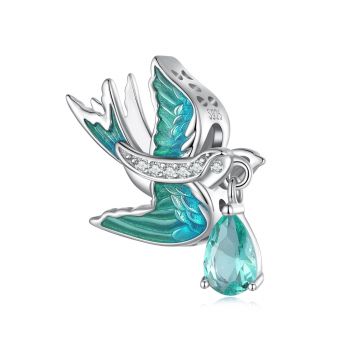 Talisman din argint Turquoise Dove