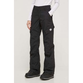 DC pantaloni Nonchalant culoarea negru