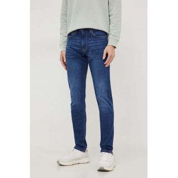 Pepe Jeans jeansi barbati, culoarea albastru marin