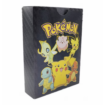 Set 55 cartonase negre Pokemon