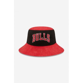 New Era pălărie din bumbac Washed Tapered Bulls culoarea roșu, bumbac 60240491-red