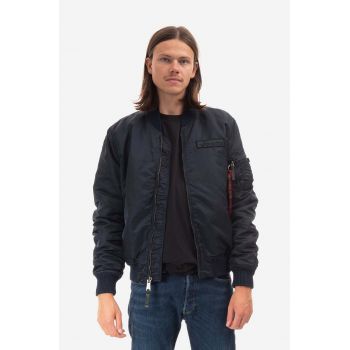 Alpha Industries geacă bomber MA-1 VF Authentic Overdyed bărbați, culoarea bleumarin, de tranziție 108130.07-navy