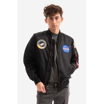 Alpha Industries geacă bomber MA-1 VF NASA bărbați, culoarea negru, de tranziție 166107.03-black