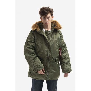 Alpha Industries geacă N3B bărbați, culoarea verde, de iarnă 100106.01-green