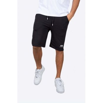 Alpha Industries pantaloni scurți din bumbac culoarea negru 116363.03-black