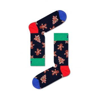 Happy Socks sosete Christmas culoarea albastru marin