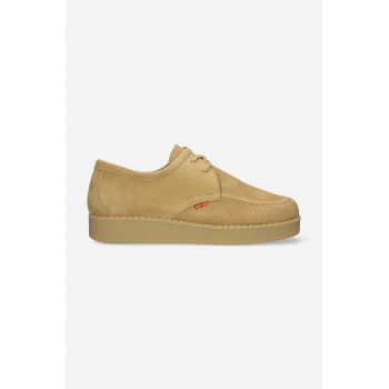 Levi's Footwear&Accessories pantofi de piele întoarsă D7353.0003 RVN 75 bărbați, culoarea maro D7353.0003-brown