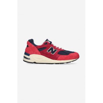 New Balance sneakers M990AD2 culoarea roșu M990AD2-AD2