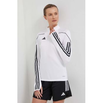 adidas Performance hanorac de antrenament Tiro 23 culoarea alb, cu imprimeu HS3485