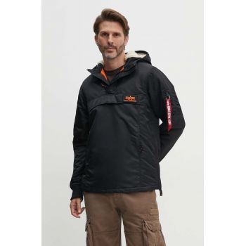 Alpha Industries geacă HPO Anorak bărbați, culoarea negru, de tranziție 178139.03