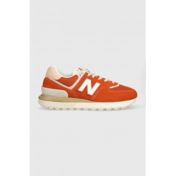 New Balance sneakers 574 culoarea portocaliu