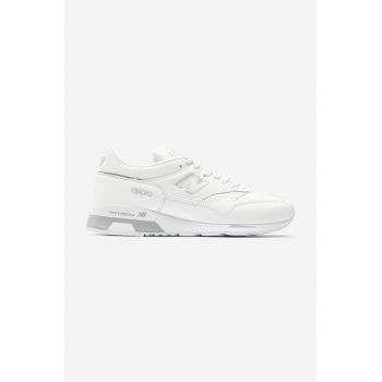 New Balance sneakers din piele M1500WHI culoarea alb M1500WHI-WHI