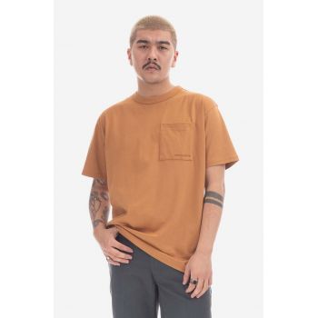 New Balance tricou din bumbac culoarea portocaliu, uni MT23567TOB-TOB ieftin