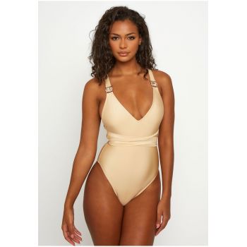 Costum de baie intreg cu bretele incrucisate pe spate Amour 4857