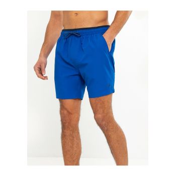 Pantaloni scurti de baie cu model uni Dawlish