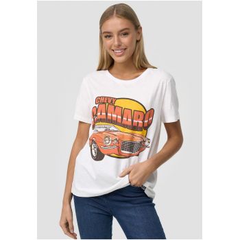 Tricou de bumbac cu imprimeu Camaro 4023