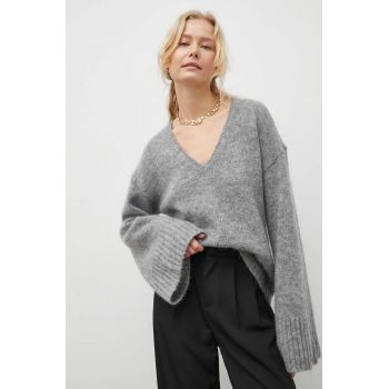 By Malene Birger pulover de lana femei, culoarea gri, călduros