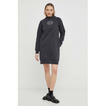 G-Star Raw rochie culoarea gri, mini, oversize