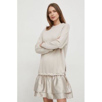 Joop! rochie culoarea bej, mini, oversize