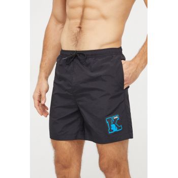 Karl Lagerfeld pantaloni scurti de baie culoarea negru