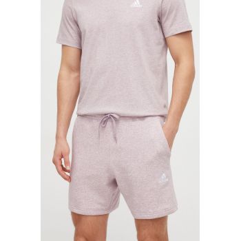 adidas pantaloni scurți bărbați, culoarea violet, melanj IR5321 de firma originali