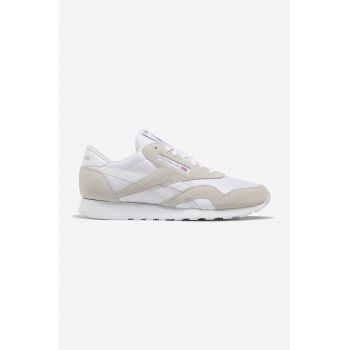 Reebok Classic sneakers CL Nylon culoarea alb, GY7235 GY7235-white