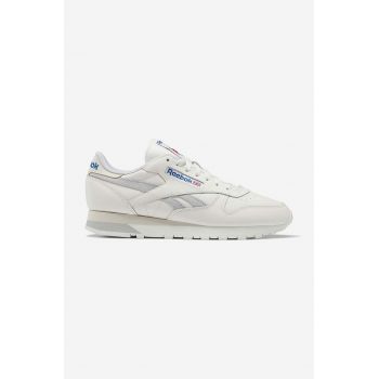 Reebok Classic sneakers din piele Reebok Classic Leather HQ2230 culoarea bej HQ2230-cream