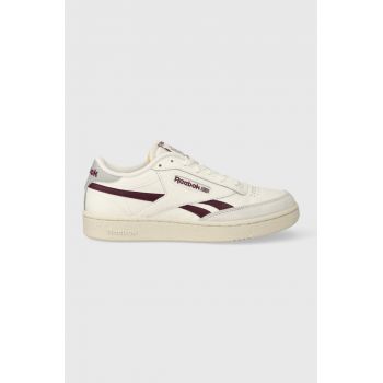 Reebok sneakers din piele Club C Revenge culoarea bej