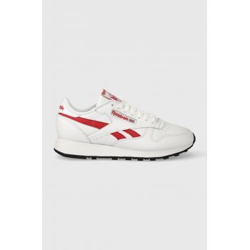 Reebok sneakers din piele culoarea alb