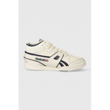 Reebok sneakers din piele culoarea bej