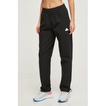 adidas pantaloni de trening culoarea negru, uni IT8814