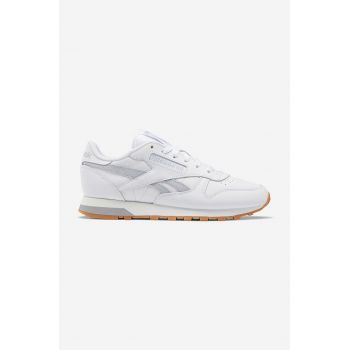 Reebok Classic sneakers din piele Leather culoarea alb, HQ2234 HQ2234-white