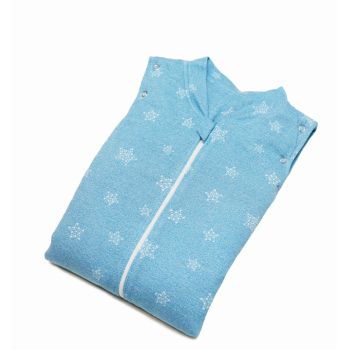 Sac de dormit cu picioruse KidsDecor 1.5 tog Stars in your eyes Blue 130 cm