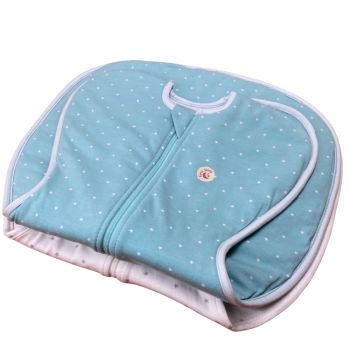 Set 2 saci de dormit nou-nascut Swaddle First Sleep Calm Star 1 tog Star Light 1.5 tog