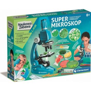 Set Scientific Fun Super Microscope Multicolor