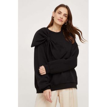 Answear Lab bluza femei, culoarea negru, neted