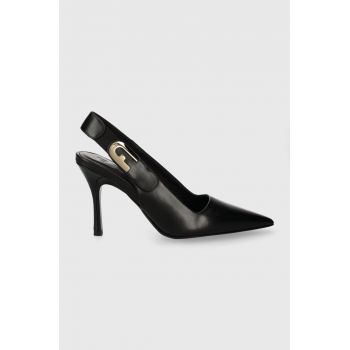 Furla stilettos de piele Sign culoarea negru YG05SGN BX2681 O6000