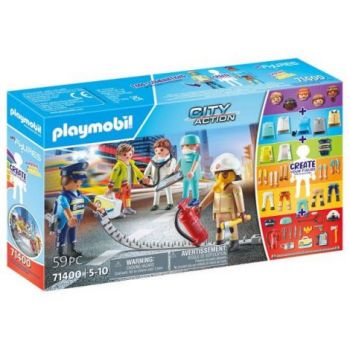 Playmobil - Creeaza Propria Figurina Echipa De Salvare