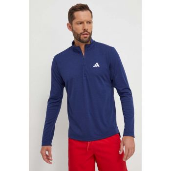 adidas Performance hanorac de antrenament Training Essentials culoarea bleumarin, uni IT5447