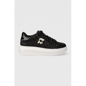 Karl Lagerfeld sneakers KAPRI culoarea negru, KL62573N