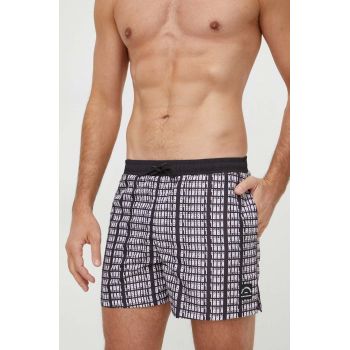 Karl Lagerfeld pantaloni scurti de baie culoarea negru