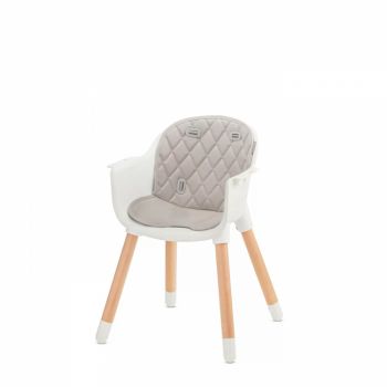 Scaun de masa 2 in 1 Kinderkraft Sienna grey