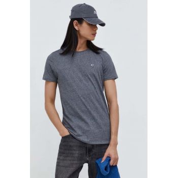 Tommy Jeans tricou bărbați, melanj DM0DM09586